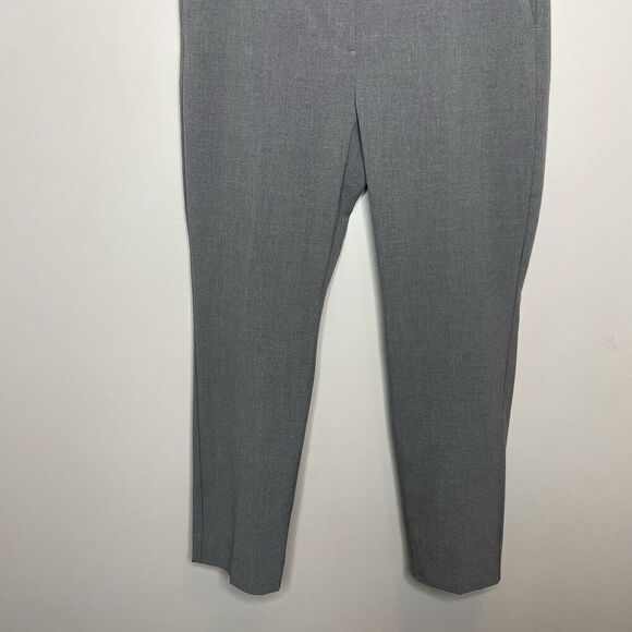J.CREW Ruby Pants Women 14 Slim Cropped NEW Gray Stretch Twill J5292 - Picture 4 of 13